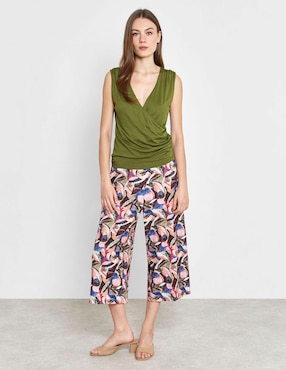 Playera Valeria By Trucco cuello v para mujer