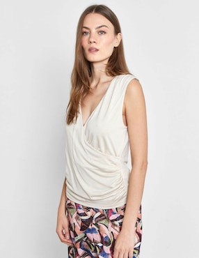 Blusa Valeria By Trucco sin manga para mujer