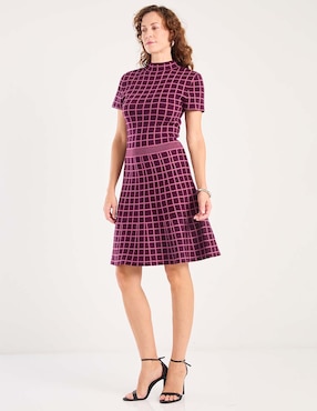 Vestido 3/4 casual Pierre Cardin Romantic Purple para mujer