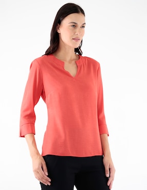 Blusa manga larga para mujer