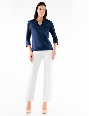 Blusa manga larga para mujer