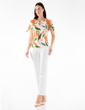 Blusa manga larga para mujer
