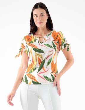Blusa manga larga para mujer