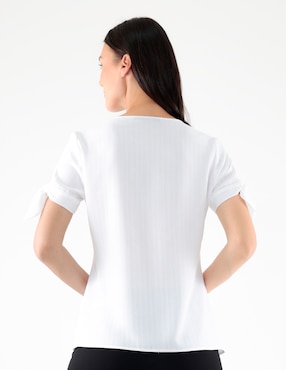 Blusa manga corta para mujer