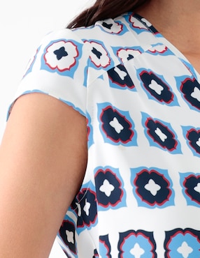 Blusa manga corta para mujer