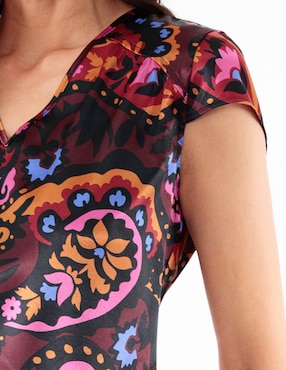 Blusa manga corta para mujer
