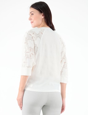 Blusa manga larga para mujer