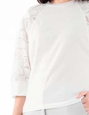 Blusa manga larga para mujer