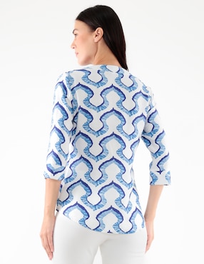 Blusa manga 3/4 para mujer