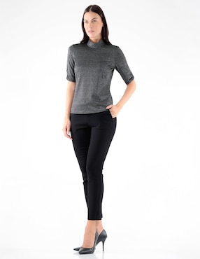 Blusa Pierre Cardin manga al codo para mujer