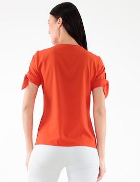 Blusa manga corta para mujer