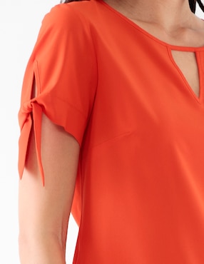 Blusa manga corta para mujer
