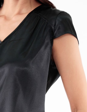 Blusa manga corta para mujer