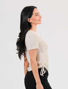Blusa Bliss By Oh Pomp manga corta para mujer