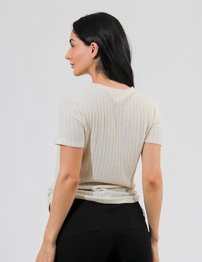 Blusa Bliss By Oh Pomp manga corta para mujer