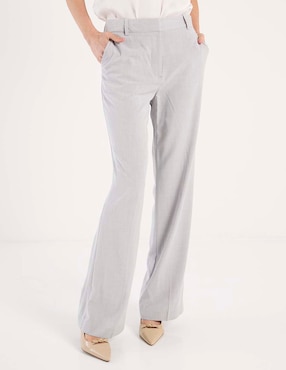 Pantalón acampanado Liz&Co By Liz Claiborne amplio para mujer