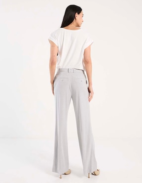 Pantalón acampanado Liz&Co By Liz Claiborne amplio para mujer