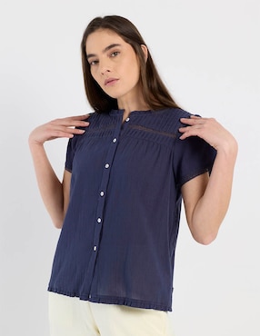 Blusa Charol By October manga corta para mujer