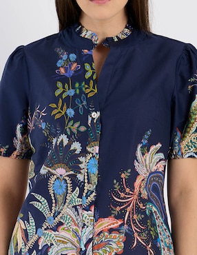 Blusa Charol By October manga corta para mujer
