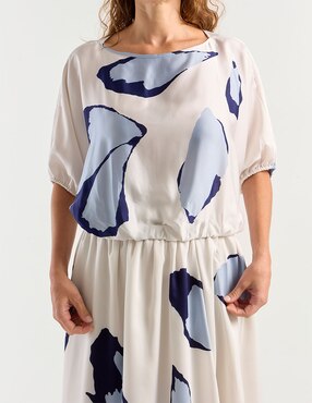 Blusa Liz&Co By Liz Claiborne manga al codo para mujer