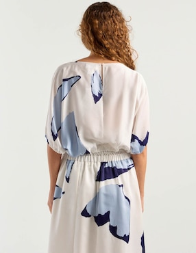Blusa Liz&Co By Liz Claiborne manga al codo para mujer