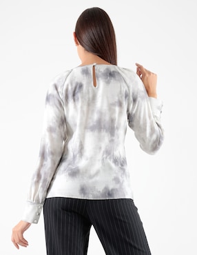 Blusa manga larga para mujer