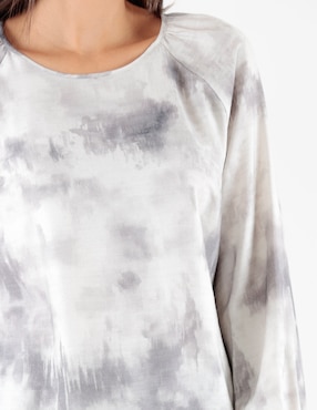 Blusa manga larga para mujer