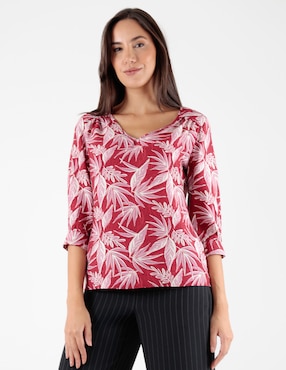 Blusa manga 3/4 para mujer