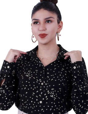 Blusa manga larga para mujer