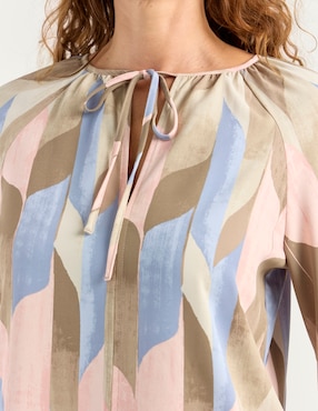 Blusa Liz&Co By Liz Claiborne manga larga para mujer