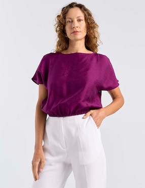 Blusa Liz&Co By Liz Claiborne manga corta para mujer
