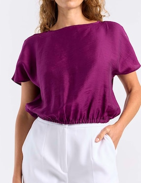 Blusa Liz&Co By Liz Claiborne manga corta para mujer