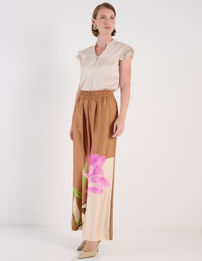 Pantalón relaxed Liz&Co by Liz Claiborne amplio para mujer
