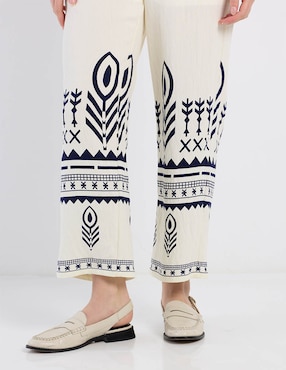 Pantalón easy pant Charol By October palazzo para mujer