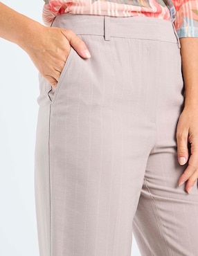 Pantalón relaxed Liz&Co By Liz Claiborne straight para mujer