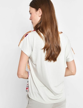 Blusa Valeria By Trucco manga corta para mujer