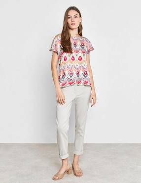 Blusa Valeria By Trucco manga corta para mujer