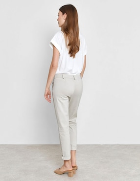Pantalón capri Valeria By Trucco straight para mujer
