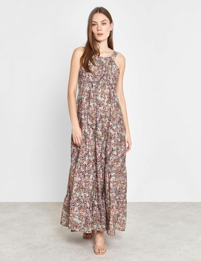 Vestido largo casual Valeria by Trucco para mujer