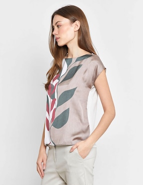 Blusa Valeria By Trucco manga corta para mujer