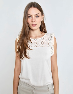 Blusa Valeria By Trucco manga corta para mujer