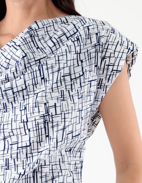 Blusa Pierre Cardin manga corta para mujer
