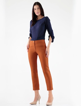 Pantalón de vestir Pierre Cardin slim para mujer