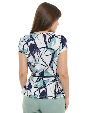 Blusa Alexis manga corta para mujer