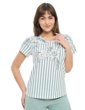 Blusa Alexis manga corta para mujer