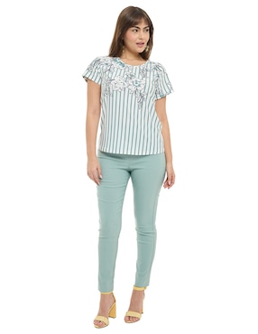 Blusa Alexis manga corta para mujer
