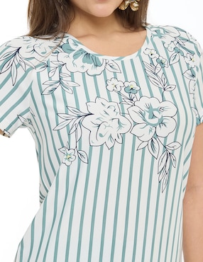Blusa Alexis manga corta para mujer