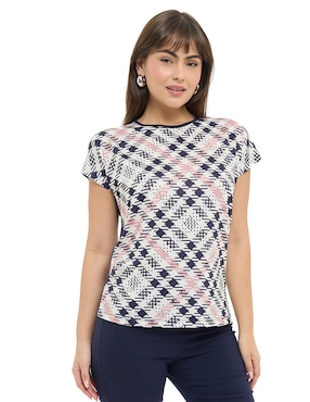 Blusa Alexis manga corta para mujer