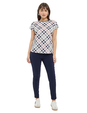 Blusa Alexis manga corta para mujer