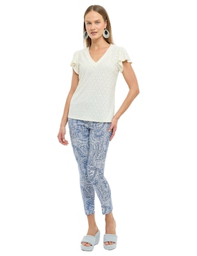 Blusa Alexis manga corta para mujer